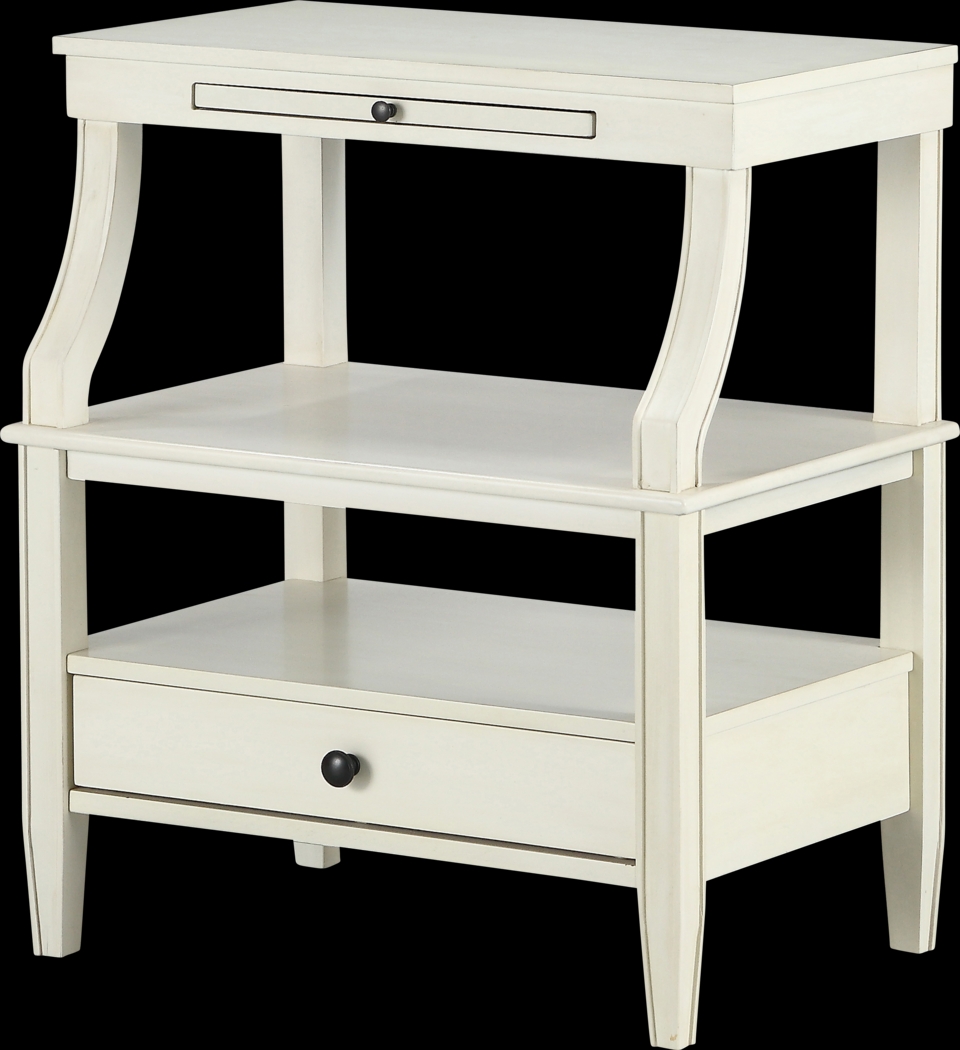 Creekglen White End Table - Thumbnail - Image 1