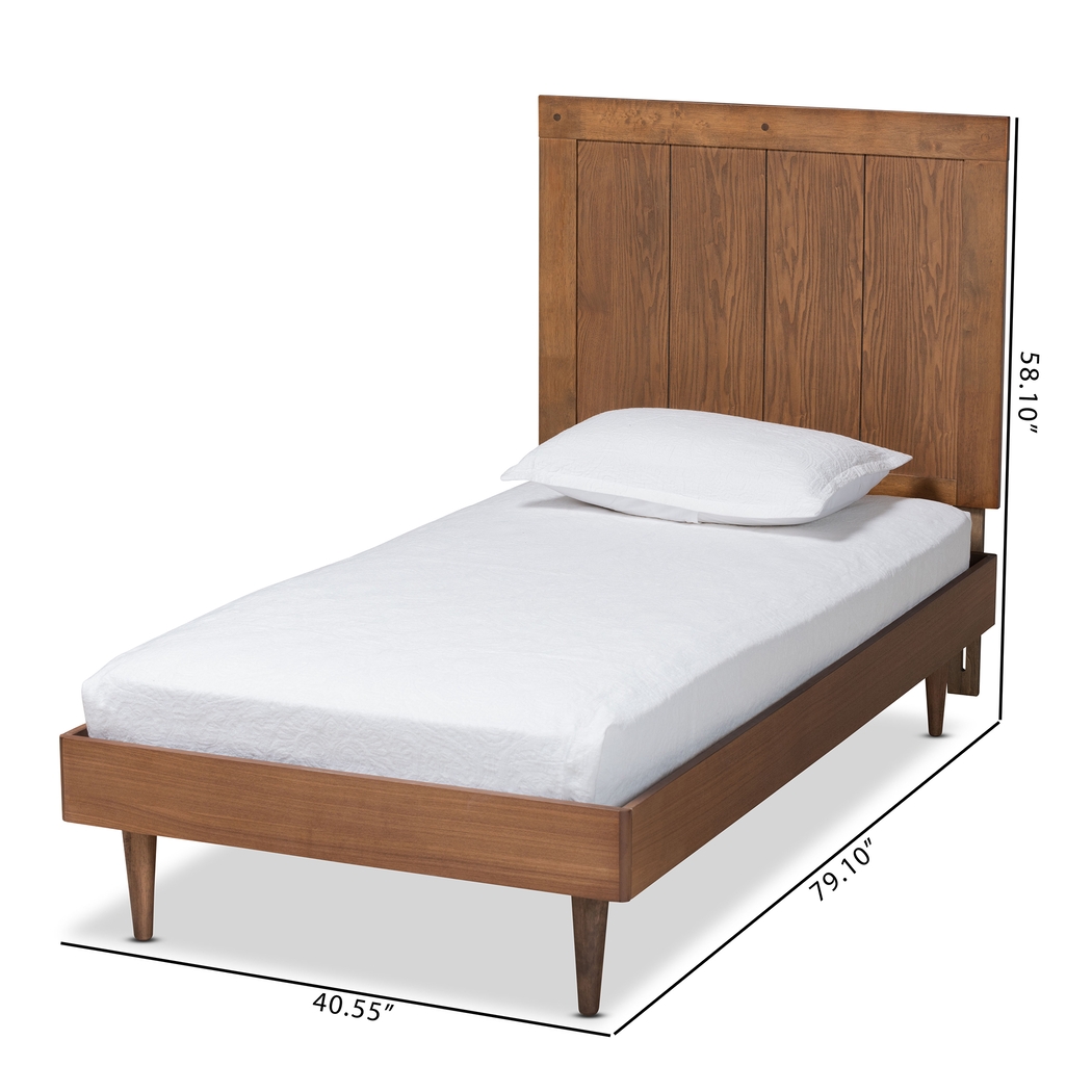 Creekhurst Brown Twin Bed - Thumbnail - Image 8