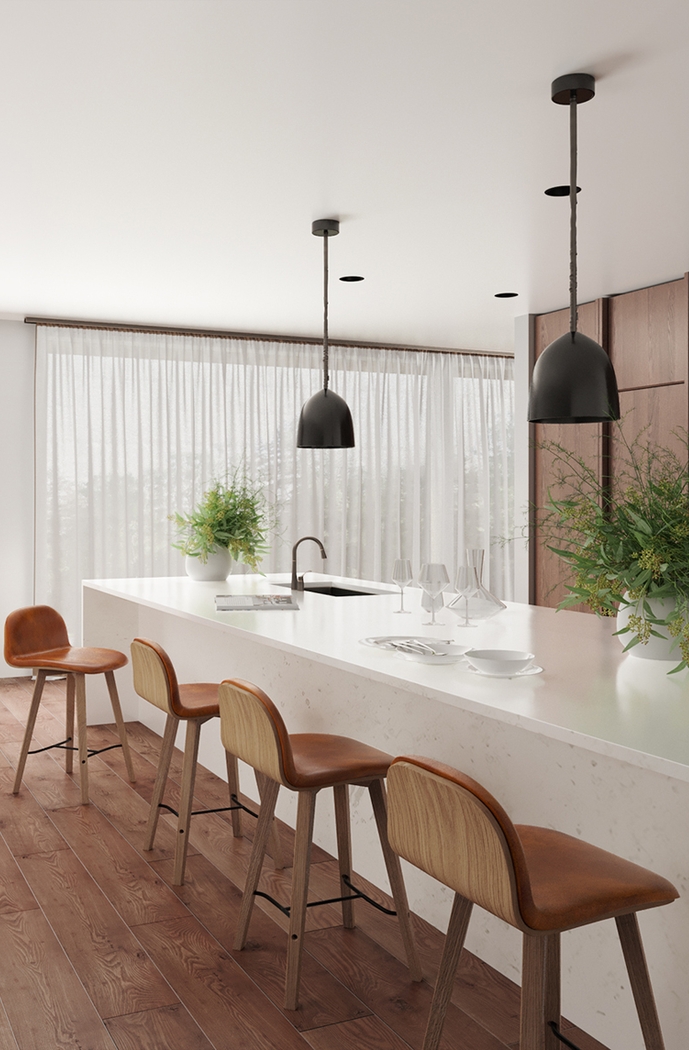 Creekmoore Beige Counter Stool - Thumbnail - Image 6