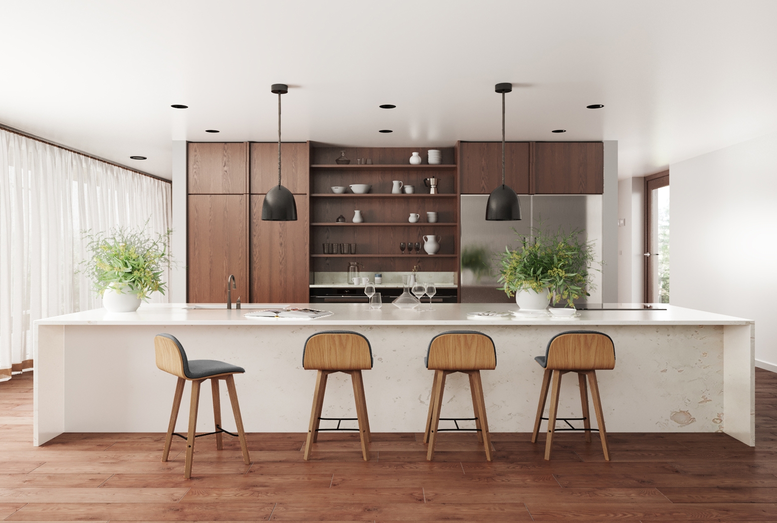 Creekmoore Gray Counter Stool - Thumbnail - Image 6