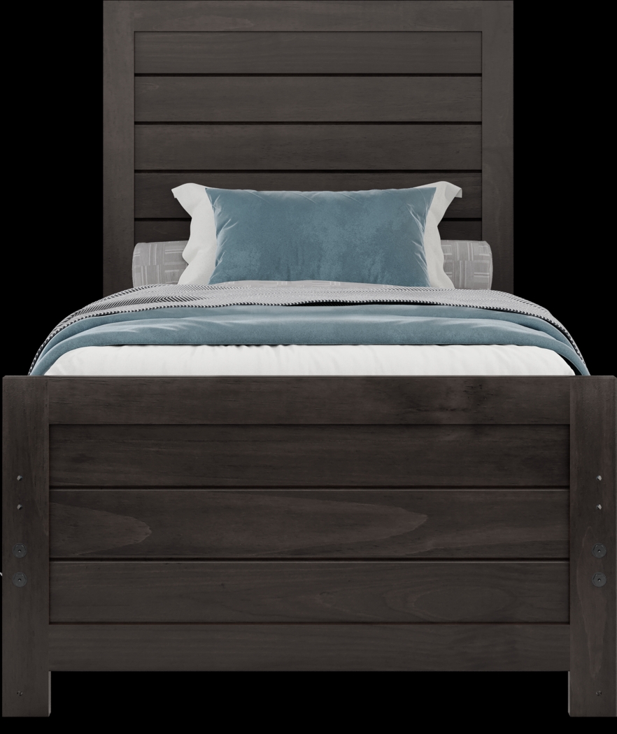 Kids Creekside 2.0 Charcoal 5 Pc Twin Panel Bedroom - Thumbnail - Image 2