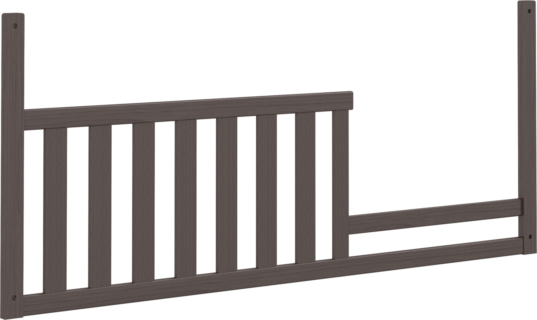 Kids Creekside 2.0 Charcoal 5 Pc Nursery with Toddler and Full Conversion Rails - Thumbnail - Image 16