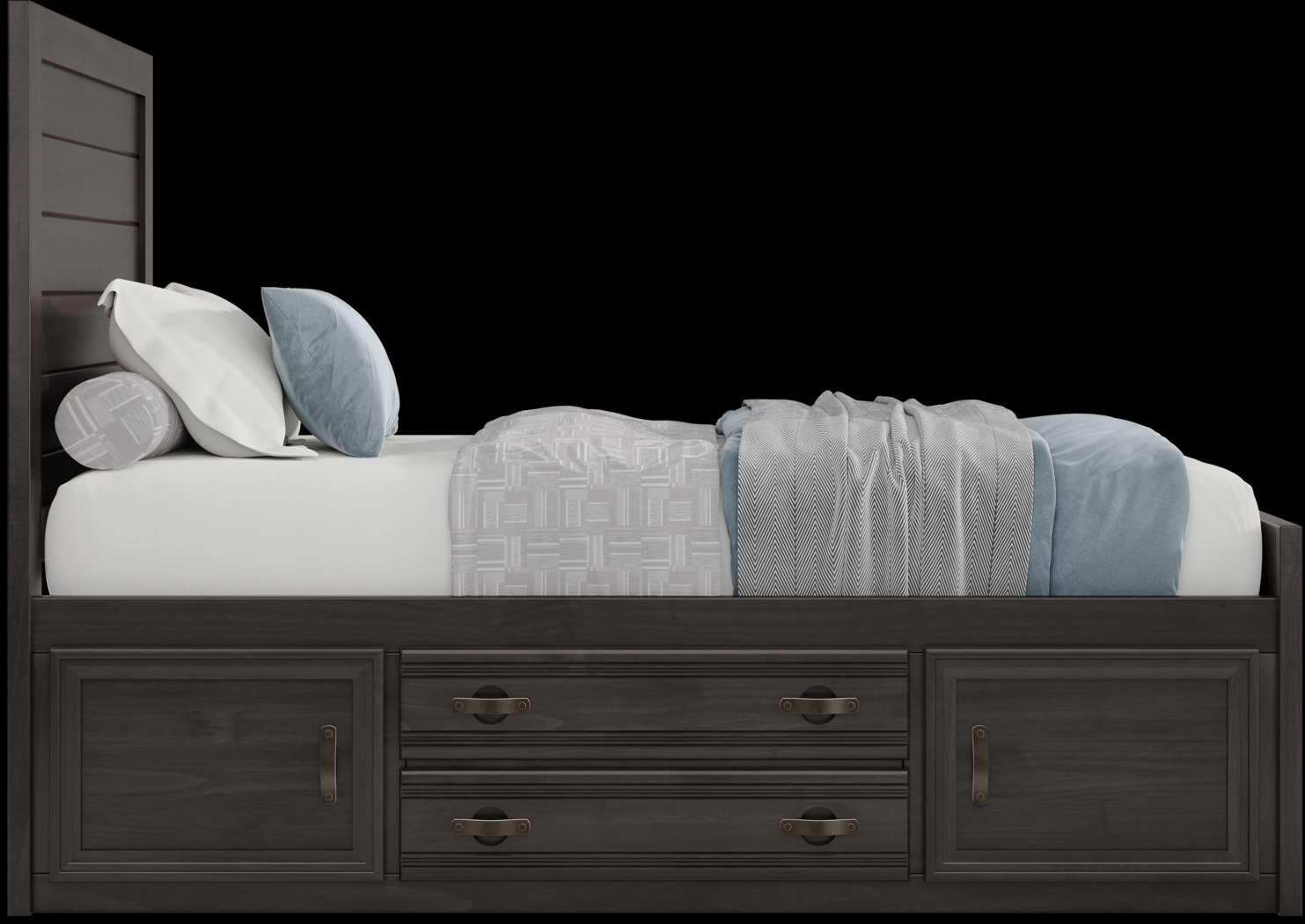 Kids Creekside 2.0 Charcoal 5 Pc Twin Panel Bedroom with Storage - Thumbnail - Image 5