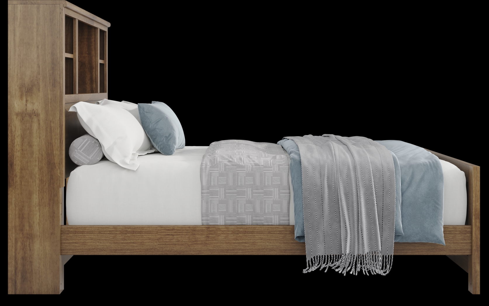 Kids Creekside 2.0 Chestnut Full Bookcase Bed - Thumbnail - Image 4