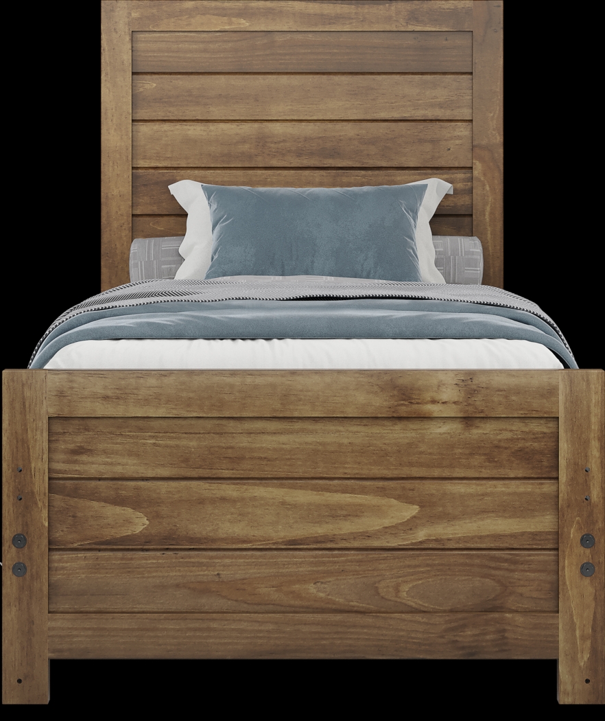 Kids Creekside 2.0 Chestnut Twin Panel Bed - Thumbnail - Image 3