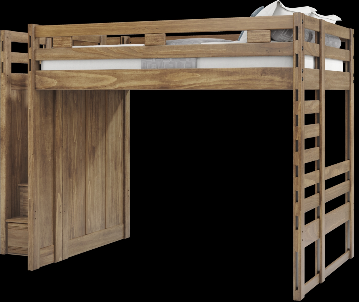 Kids Creekside 2.0 Chestnut Full Step Loft - Thumbnail - Image 3