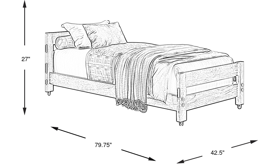 Dimension Image. Please refer to the Dimension Tab on this page for dimension details.