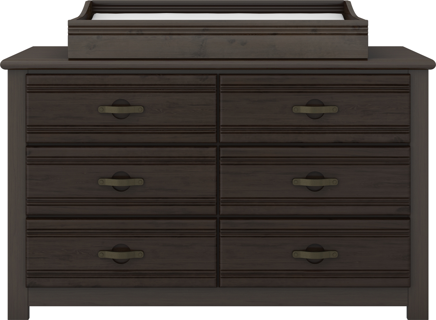 Creekside Charcoal Dresser with Changing Topper and Pad - Thumbnail - Image 2