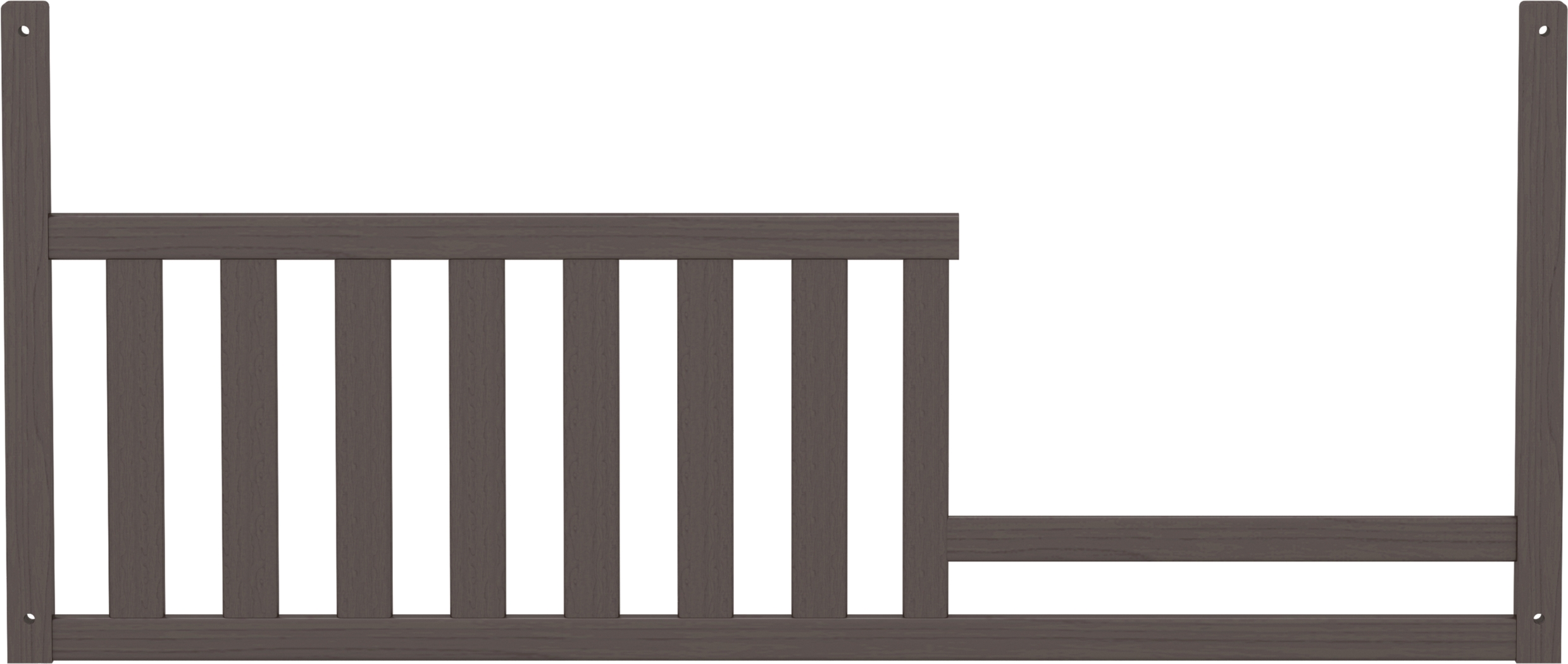 Creekside Charcoal 6 Pc Nursery with Toddler & Conversion Rails - Thumbnail - Image 11