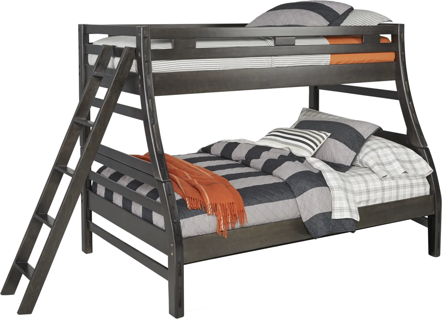 Creekside Charcoal Twin/Full Bunk Bed - Thumbnail - Image 2
