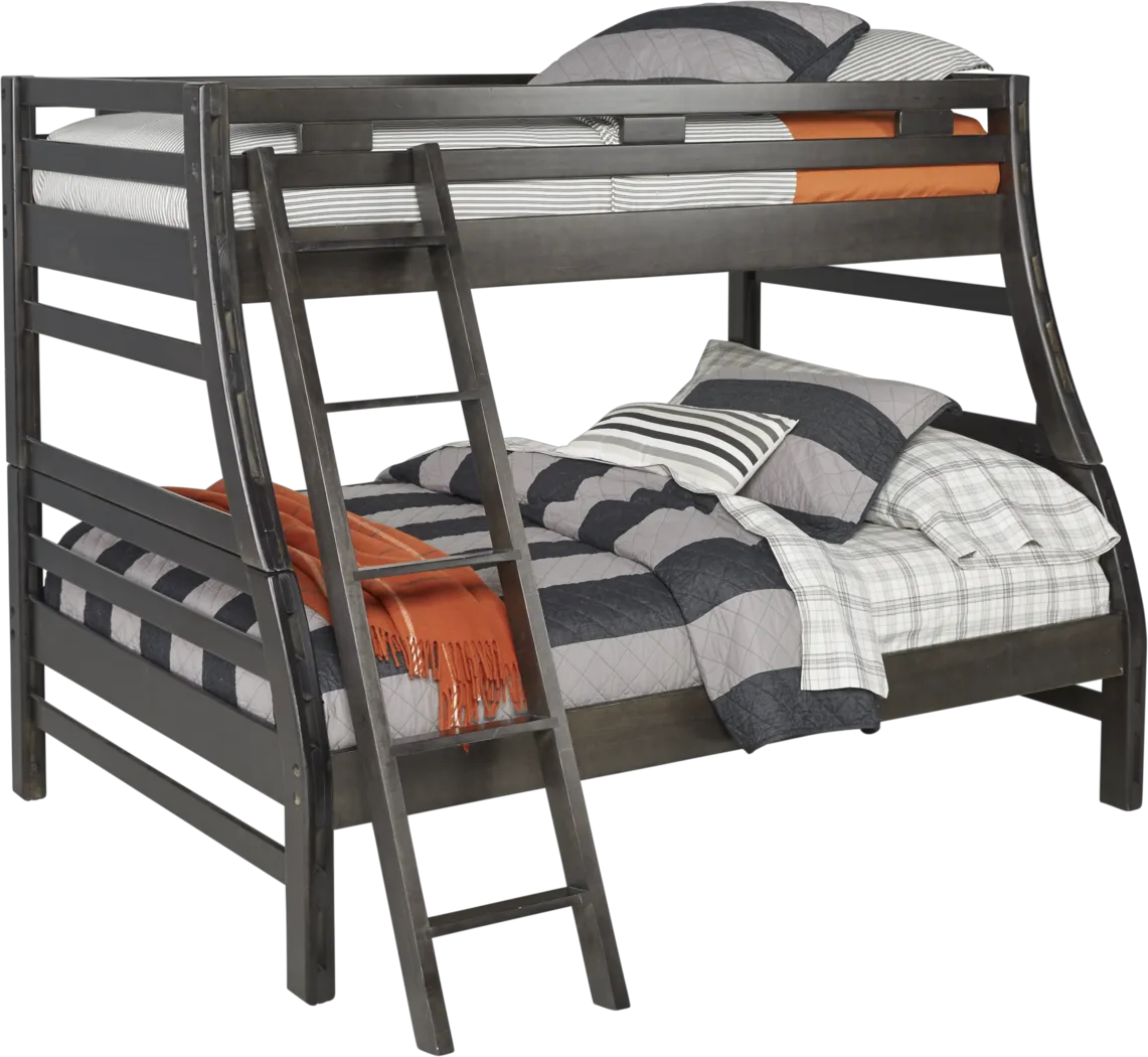 Creekside Charcoal Twin/Full Bunk Bed - Thumbnail - Image 1