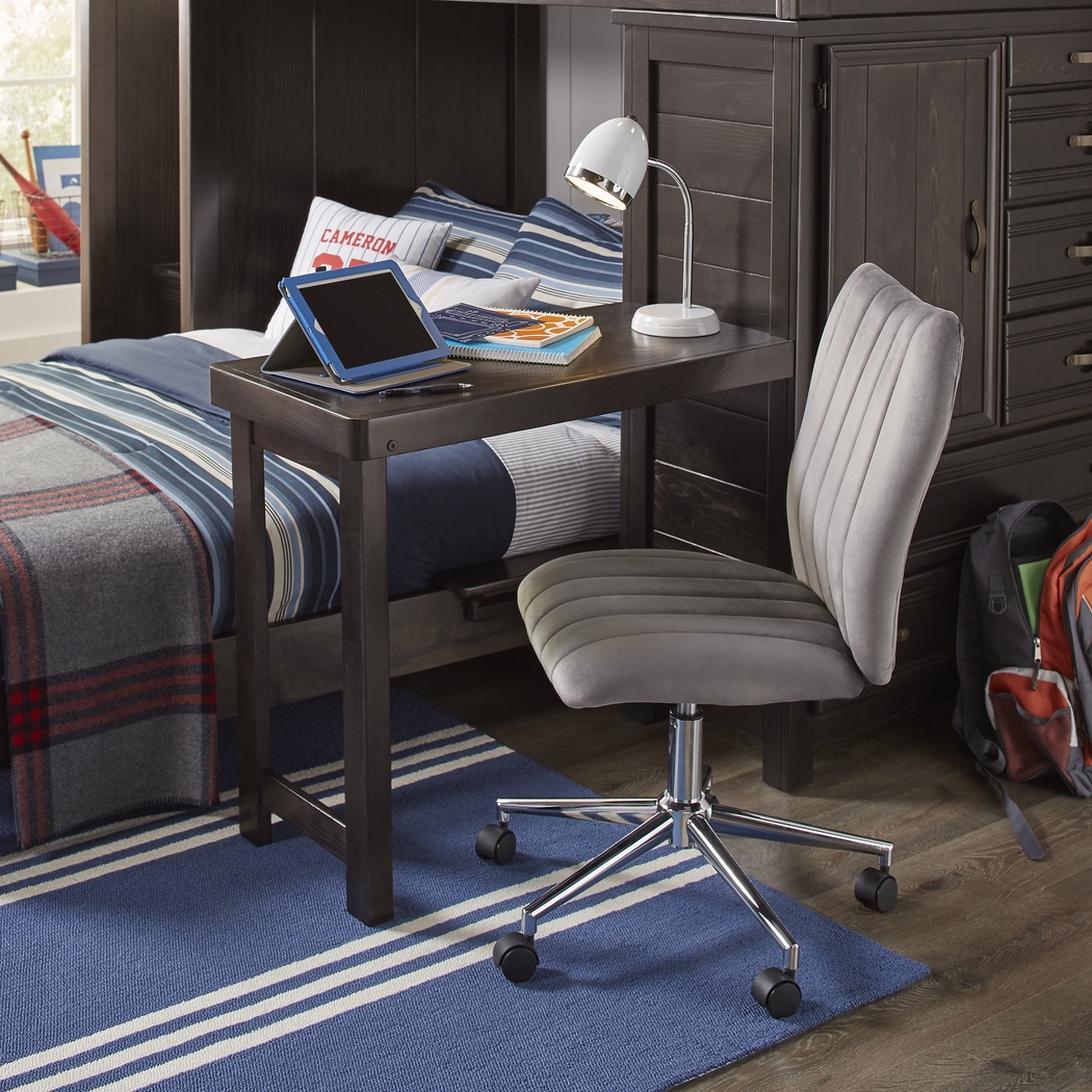 Creekside Charcoal Twin/Full Step Bunk with Chest & Desk Attachment - Thumbnail - Image 4