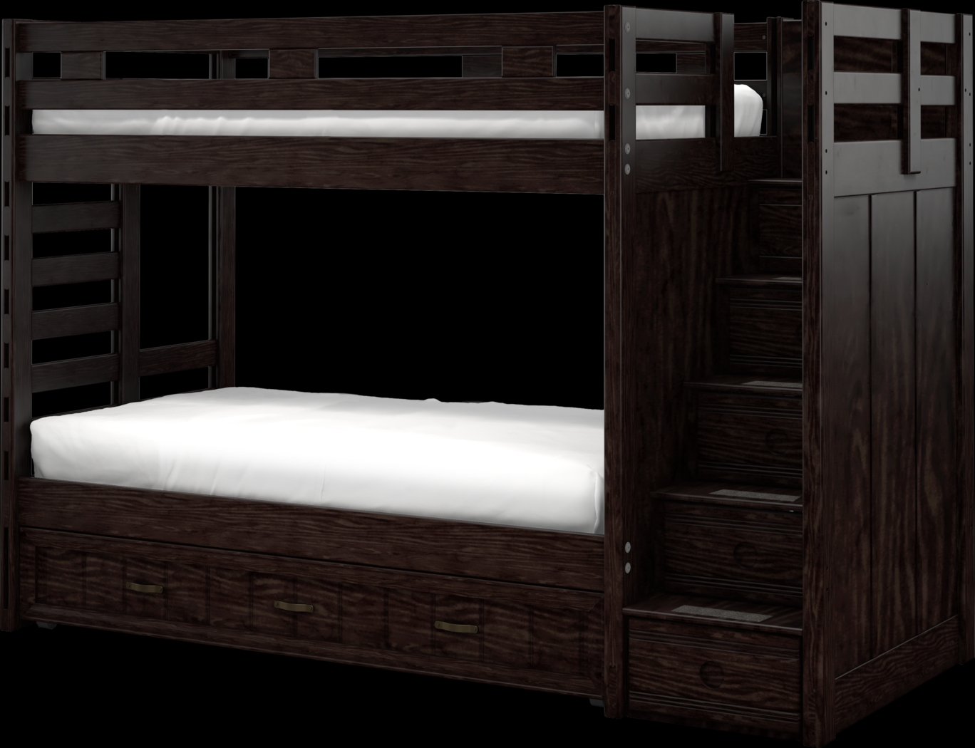 Creekside Charcoal Twin/Twin Step Bunk Bed - Thumbnail - Image 3