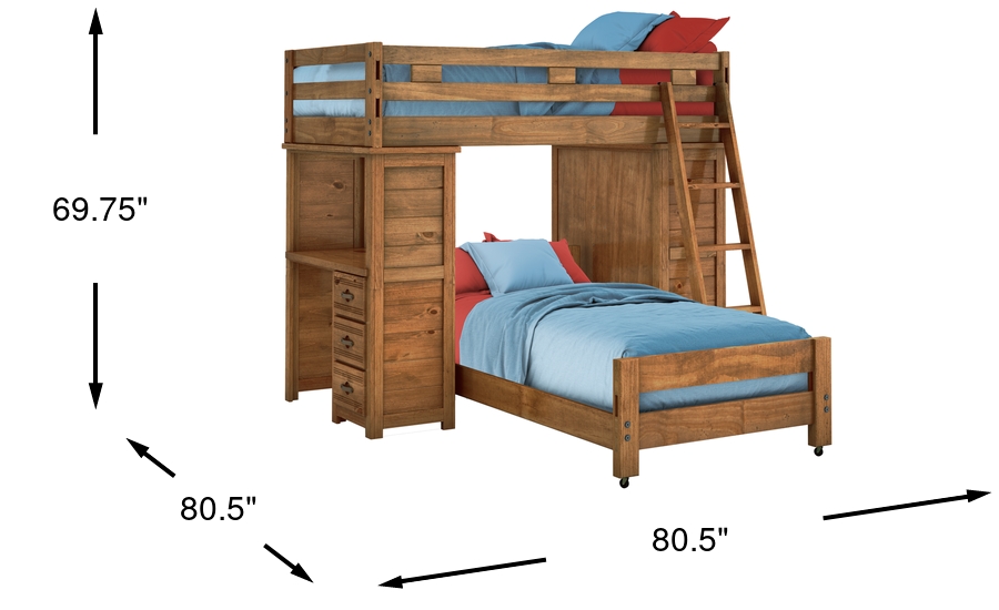 Dimension Image. Please refer to the Dimension Tab on this page for dimension details.