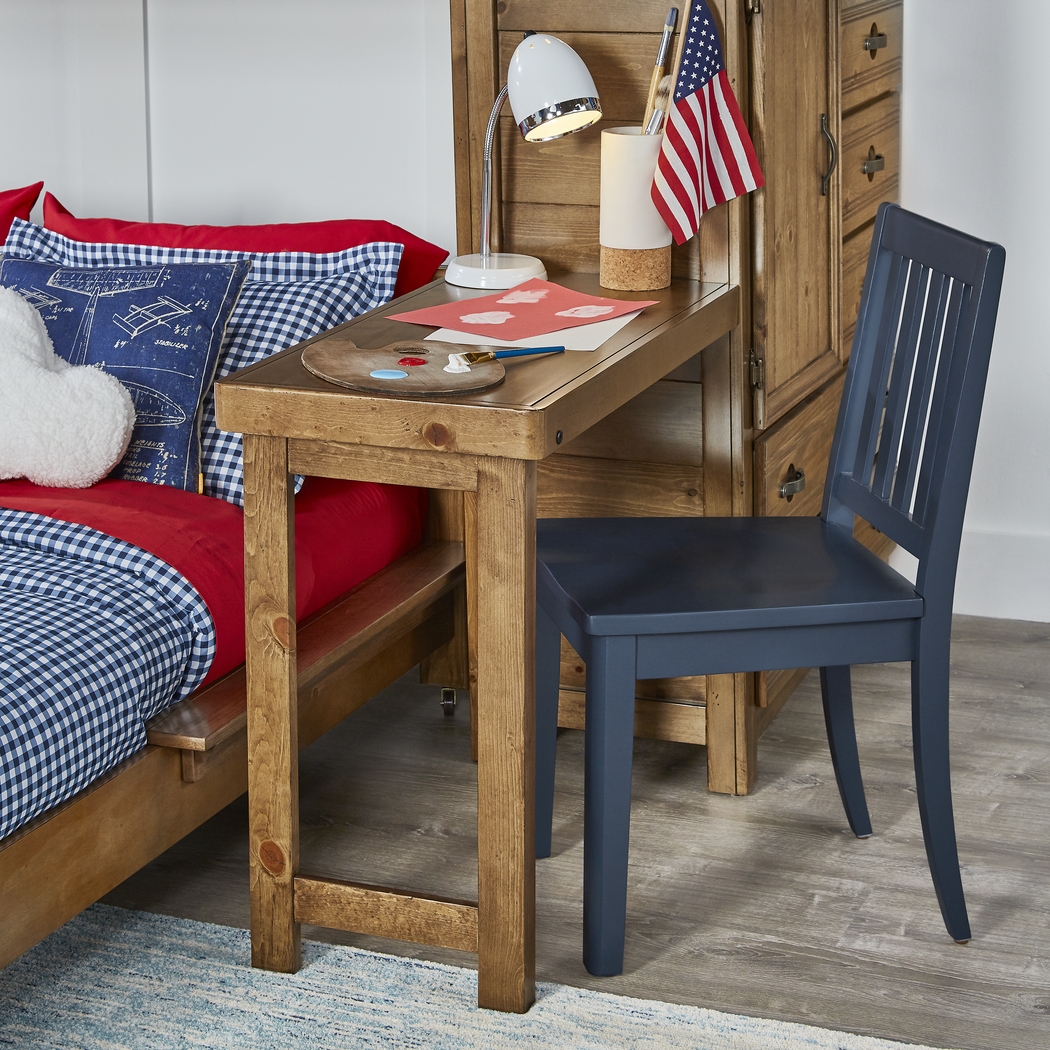 Creekside Chestnut Twin/Twin Student Loft Bed with Two Chests & Desk - Thumbnail - Image 4