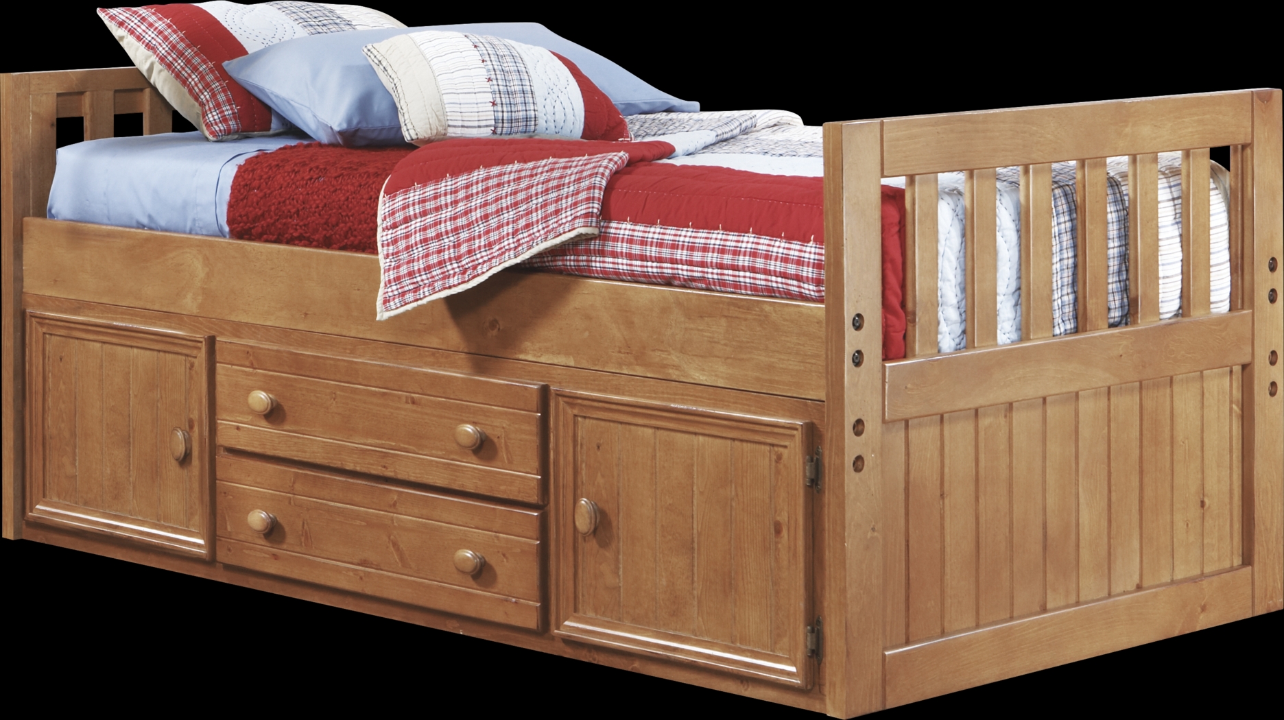 Creekside Taffy 3 Pc Twin Captain's Bed - Thumbnail - Image 1