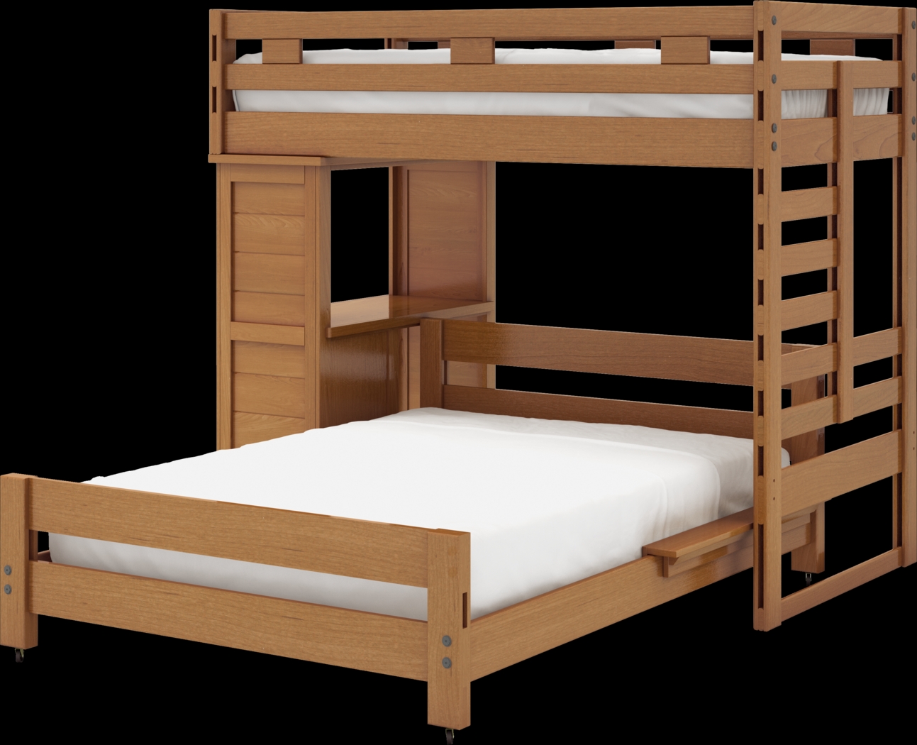 Creekside Taffy Twin/Full Student Bunk Bed with Desk - Thumbnail - Image 3