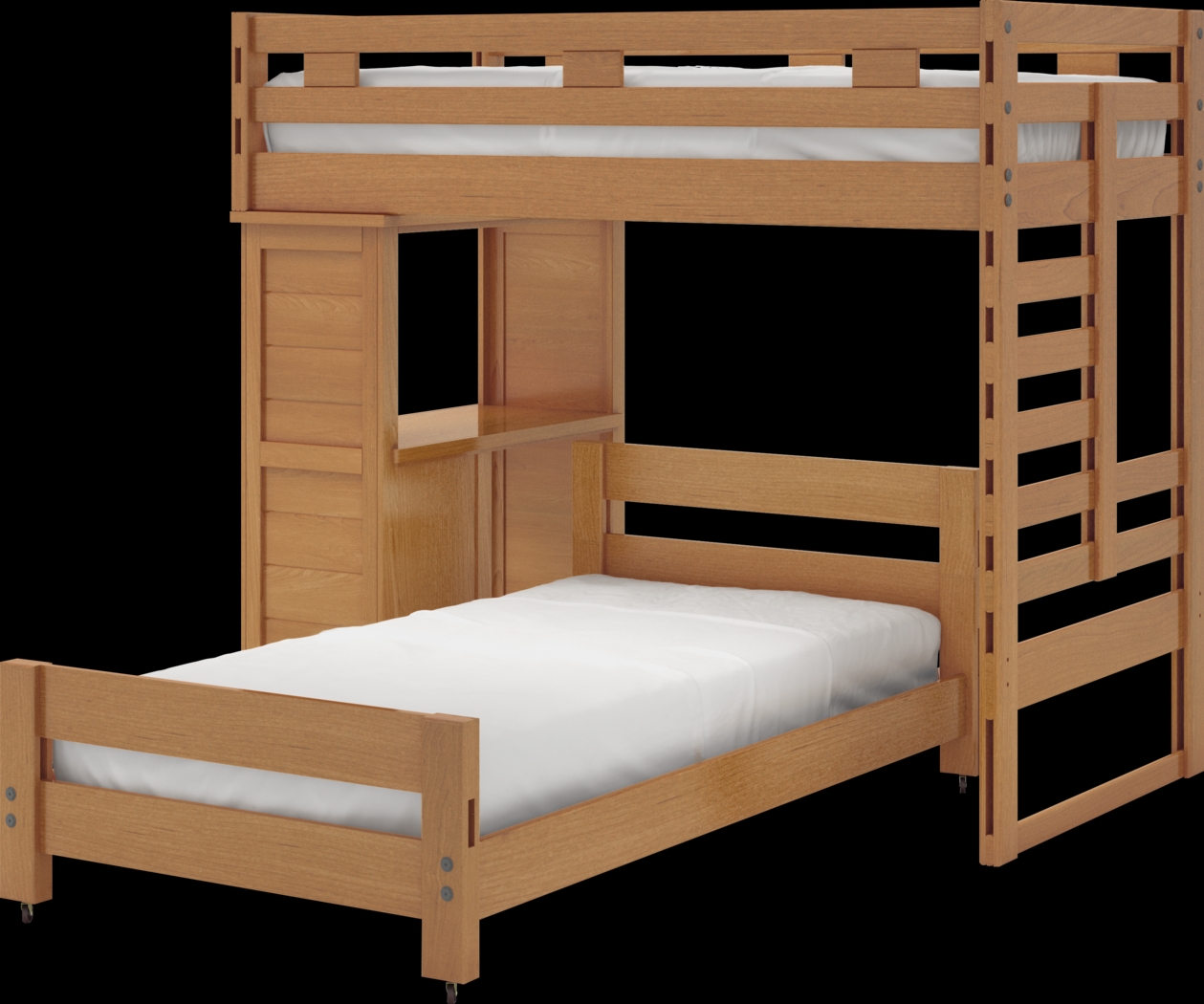 Creekside Taffy Twin/Twin Student Bunk Bed with Desk - Thumbnail - Image 3