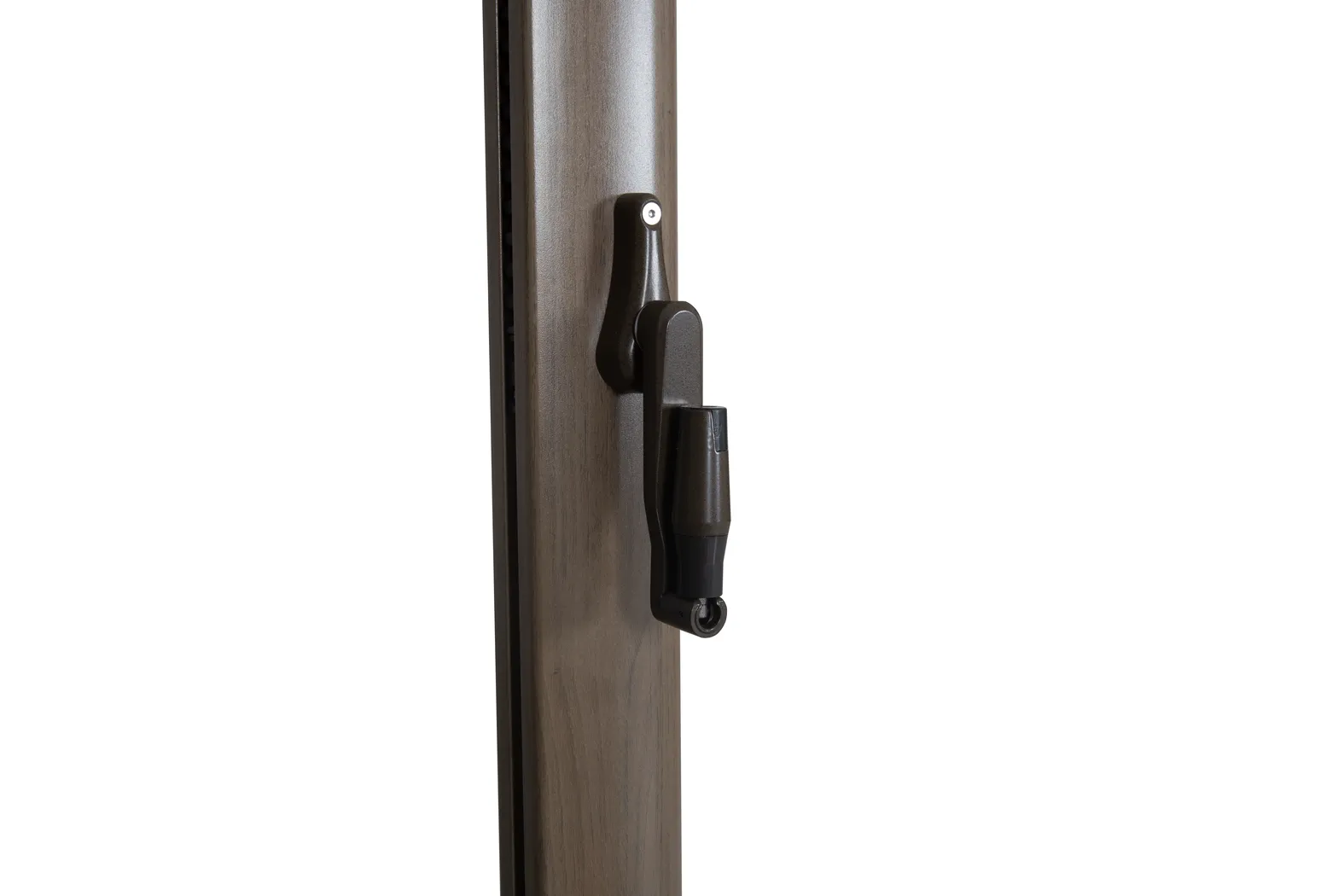 Creekview Weathered Finish 10' Square Natural Outdoor Lighted Cantilever Umbrella with 50 lb. Base - Thumbnail - Image 6