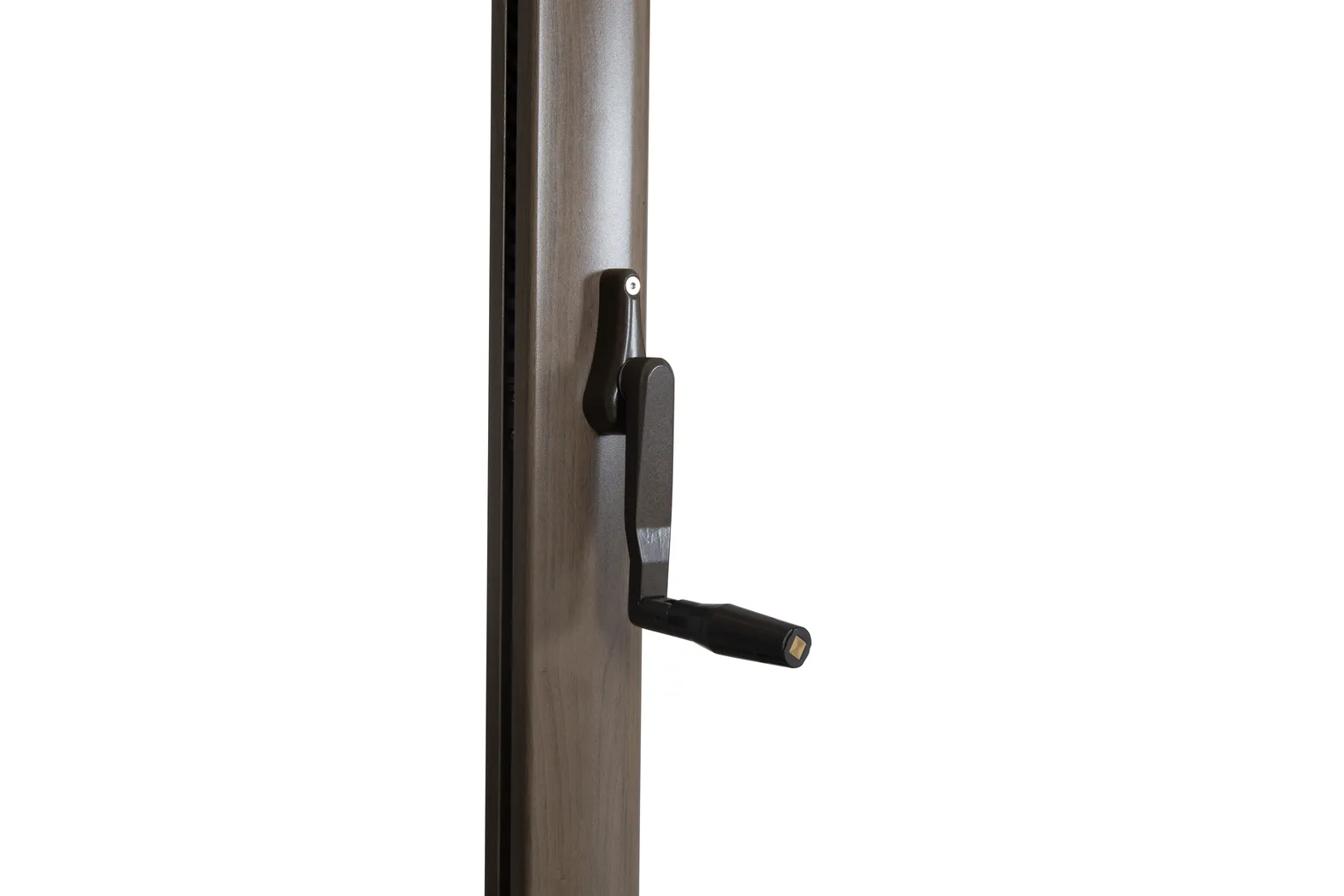 Creekview Weathered Finish 10' Square Navy Outdoor Lighted Cantilever Umbrella with 50 lb. Base - Thumbnail - Image 6