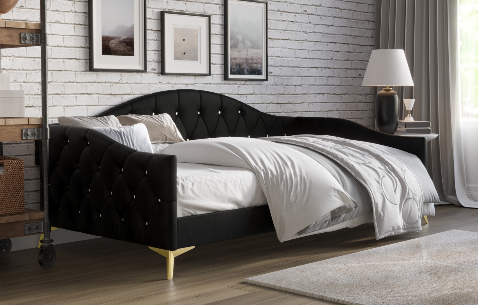 Crefeld Black Twin Daybed - Thumbnail - Image 2