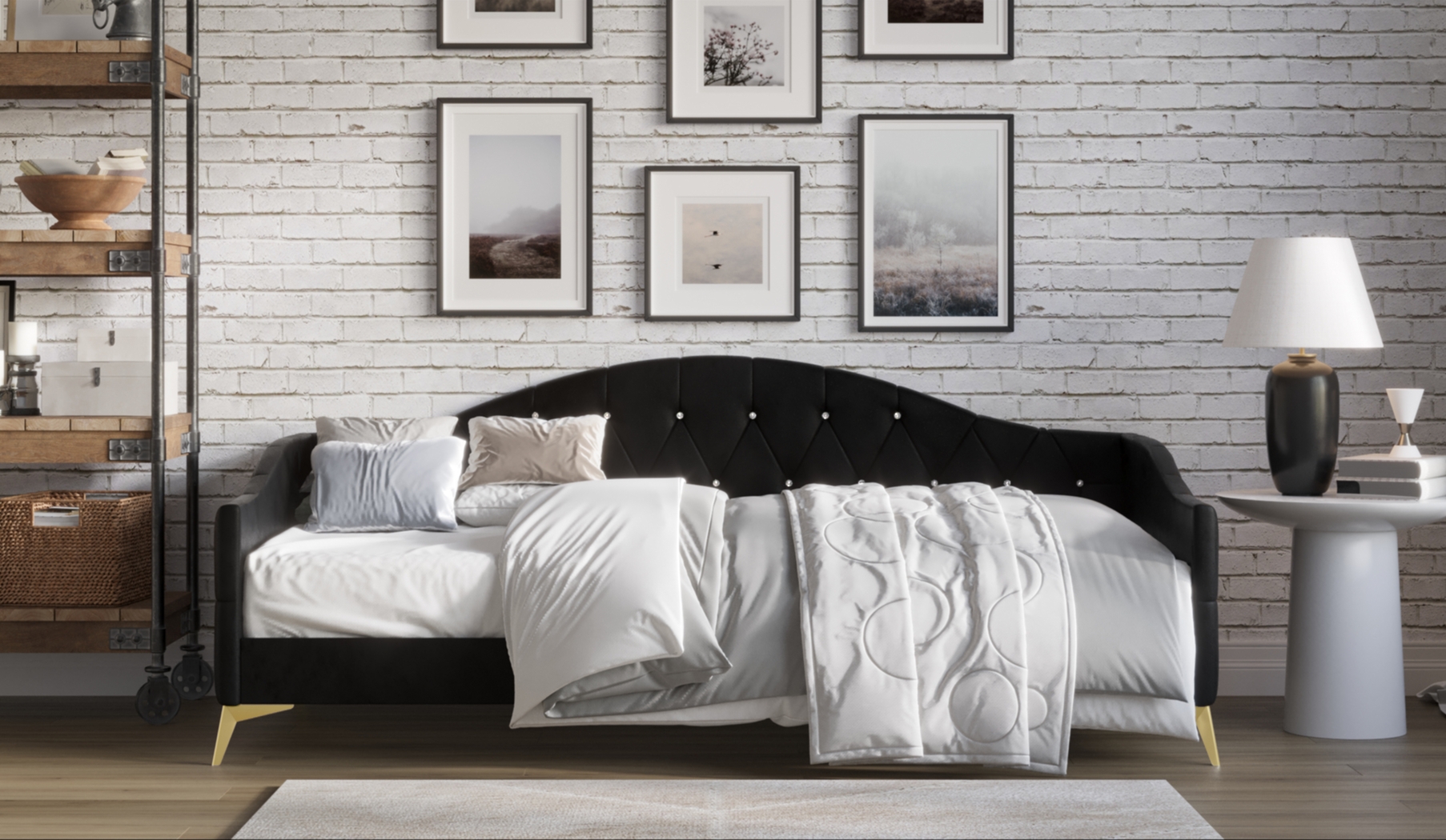 Crefeld Black Twin Daybed - Thumbnail - Image 3
