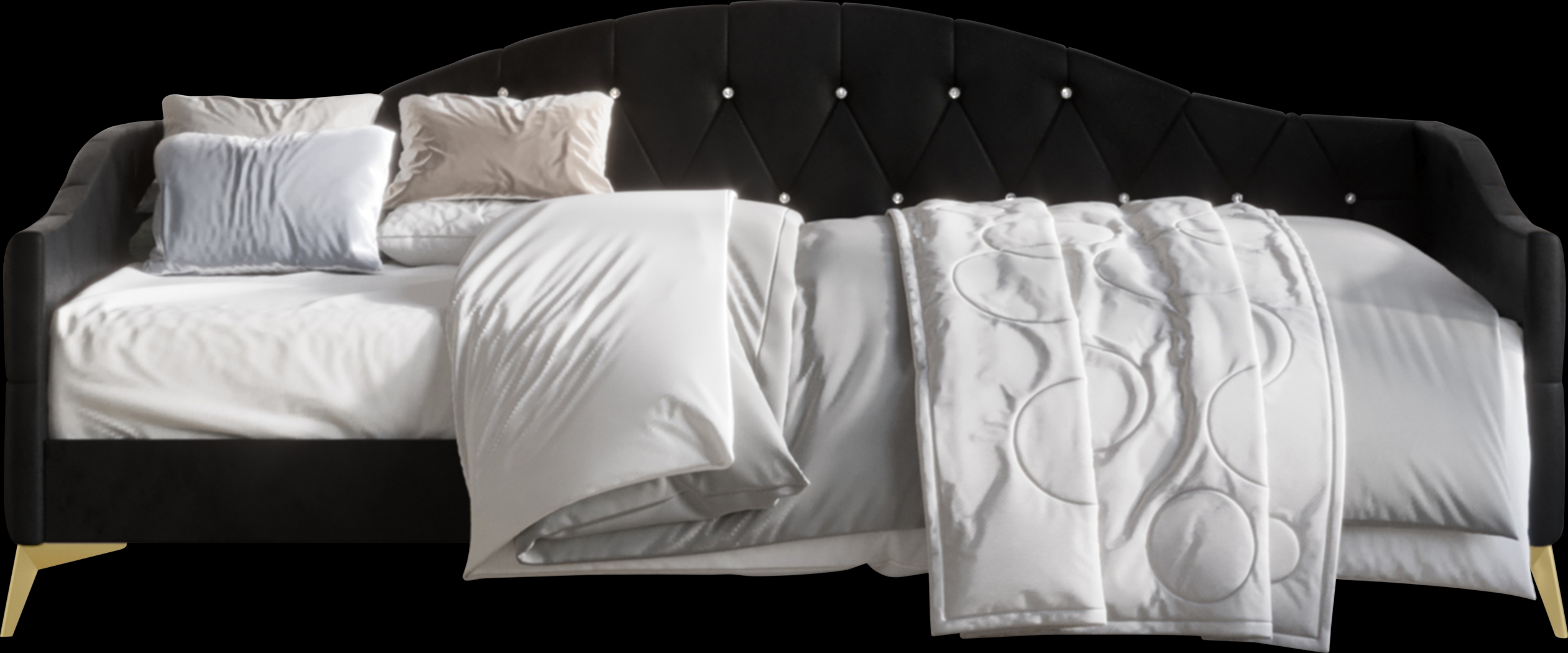 Crefeld Black Twin Daybed - Thumbnail - Image 1