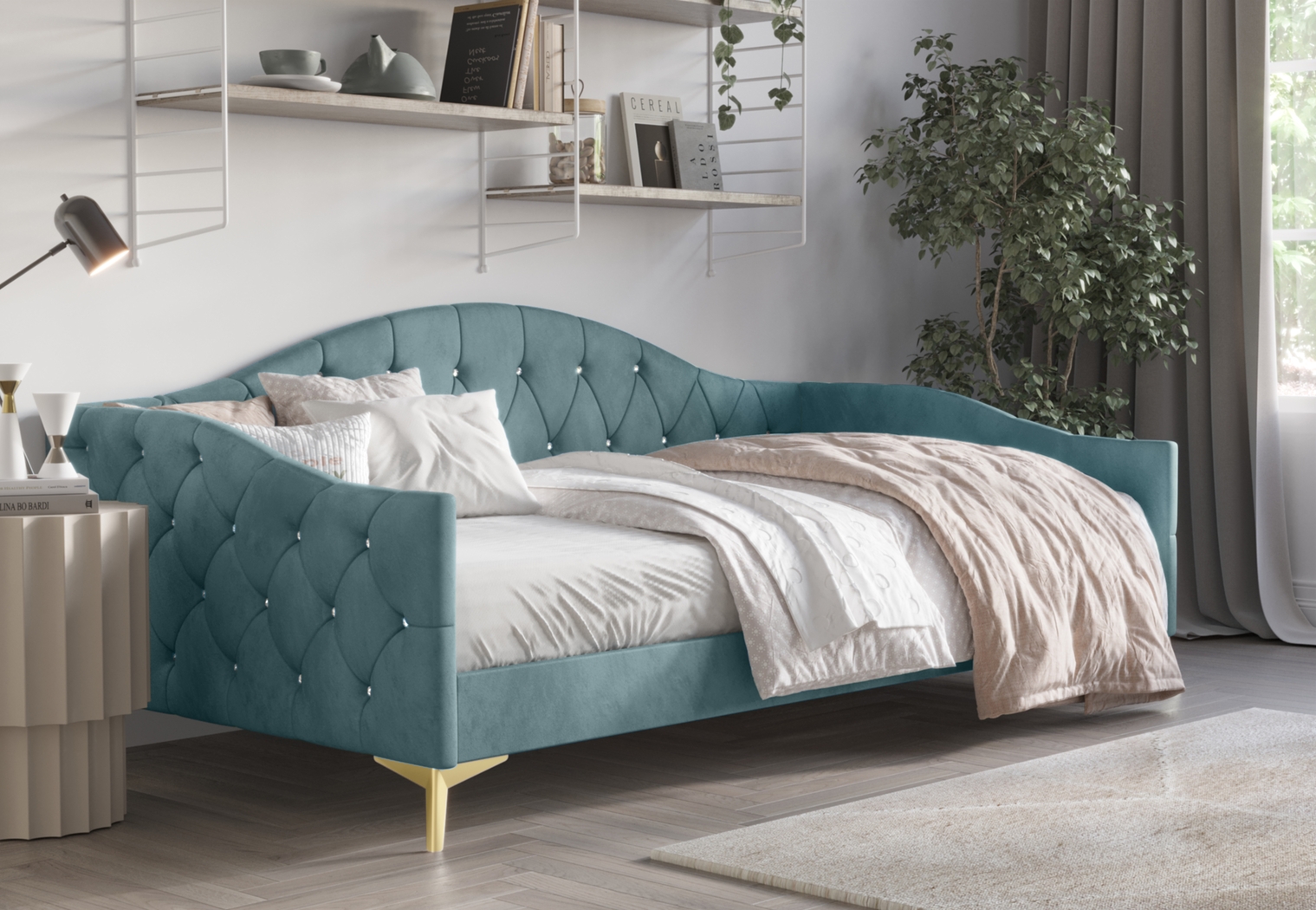 Crefeld Blue Twin Daybed - Thumbnail - Image 2