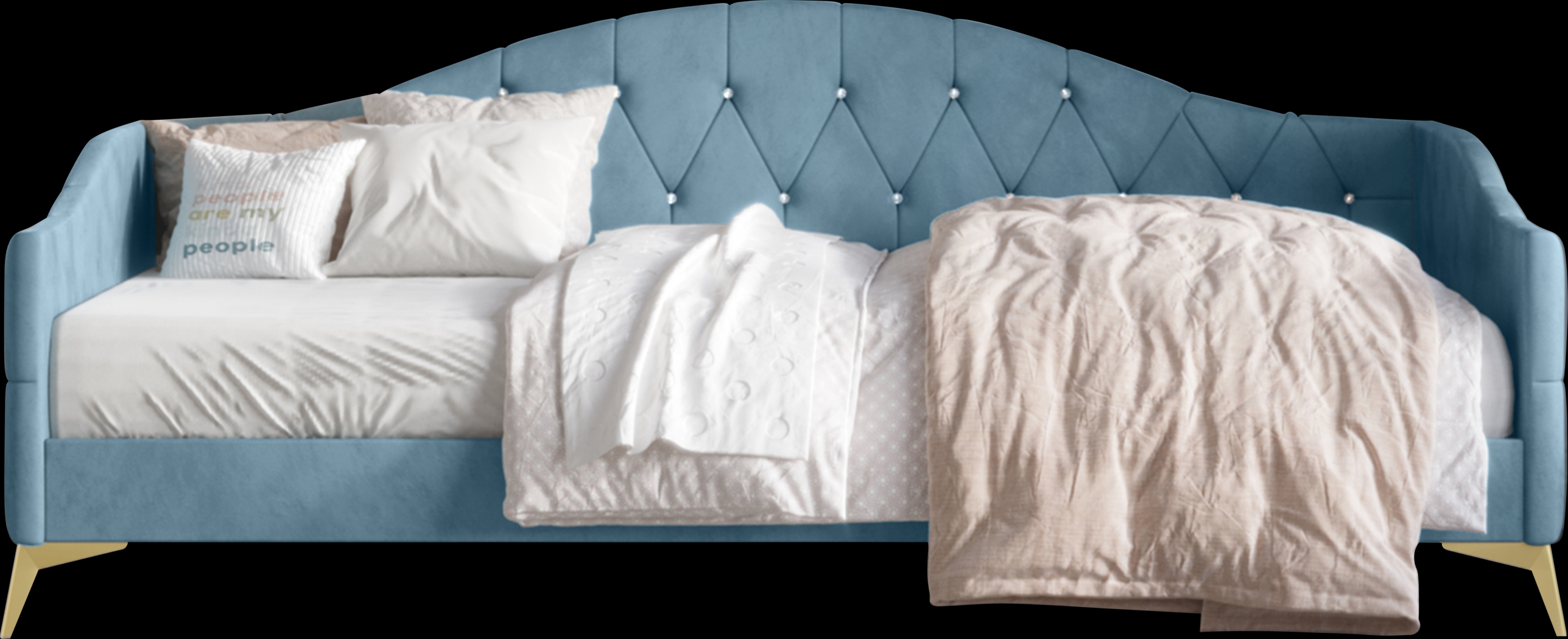 Crefeld Blue Twin Daybed - Thumbnail - Image 1