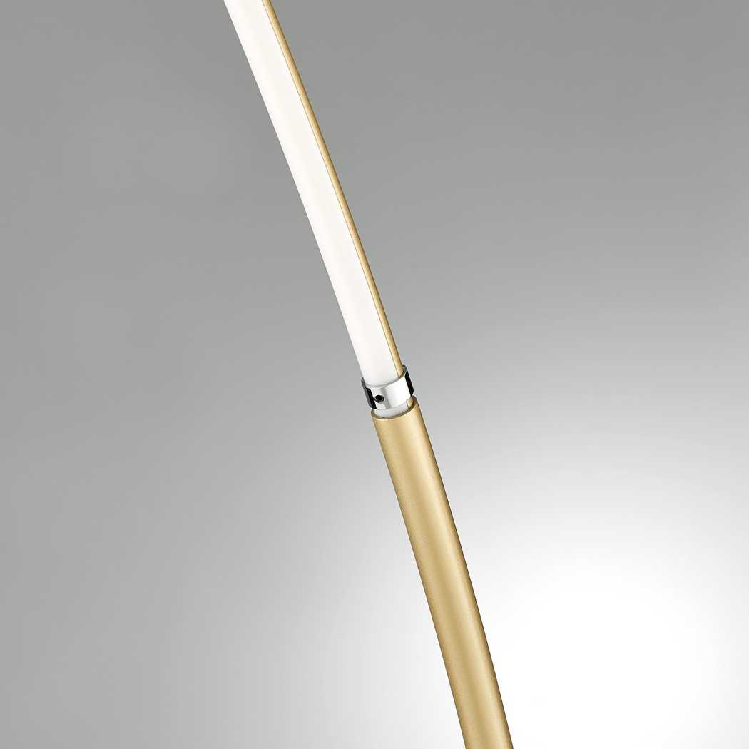 Crescentt Gold Floor Lamp - Thumbnail - Image 3