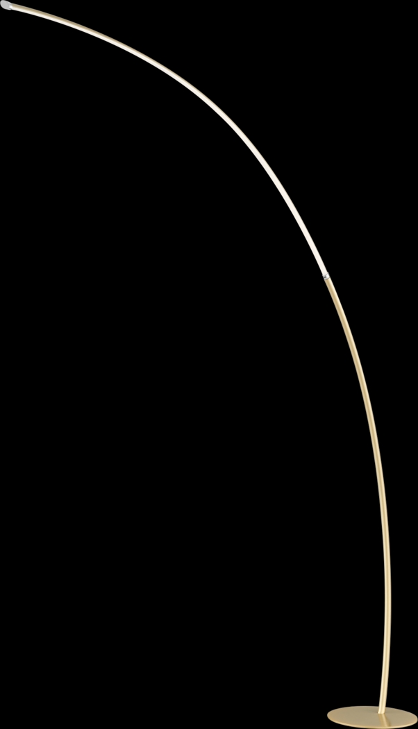 Crescentt Gold Floor Lamp - Thumbnail - Image 1