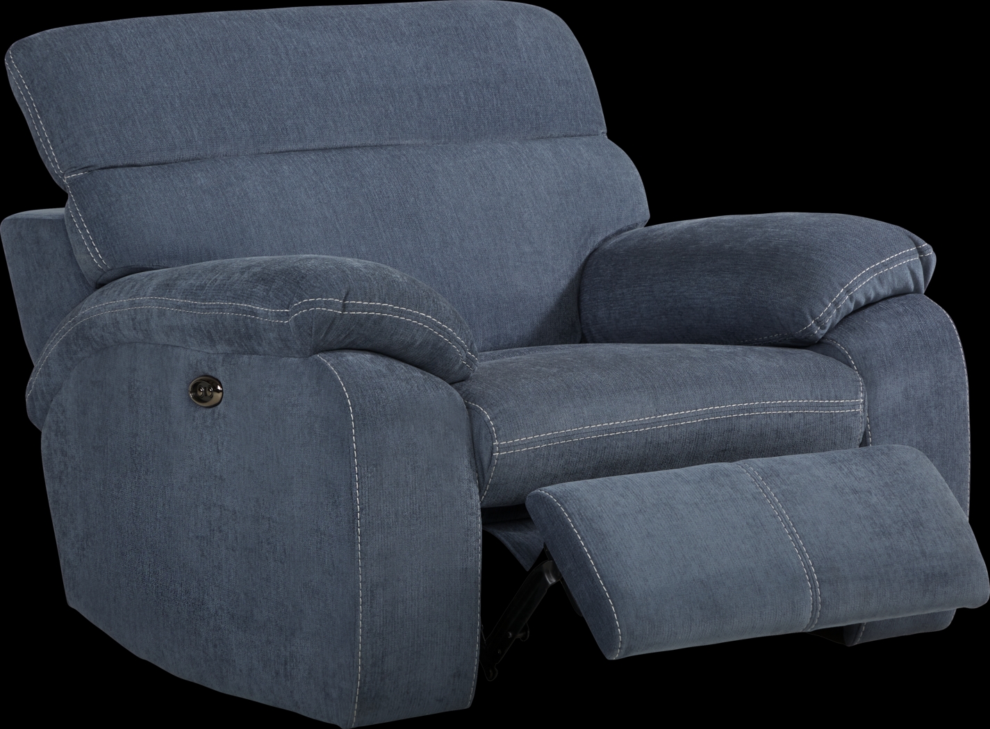 Crescent Place Navy Power Recliner - Thumbnail - Image 1