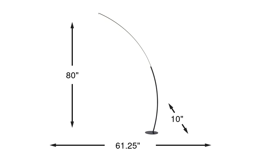 Dimension Image. Please refer to the Dimension Tab on this page for dimension details.