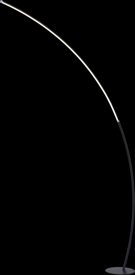 Crescentt Black Floor Lamp - Thumbnail - Image 1