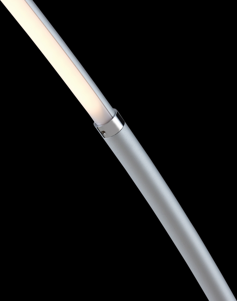 Crescentt Silver Floor Lamp - Thumbnail - Image 3