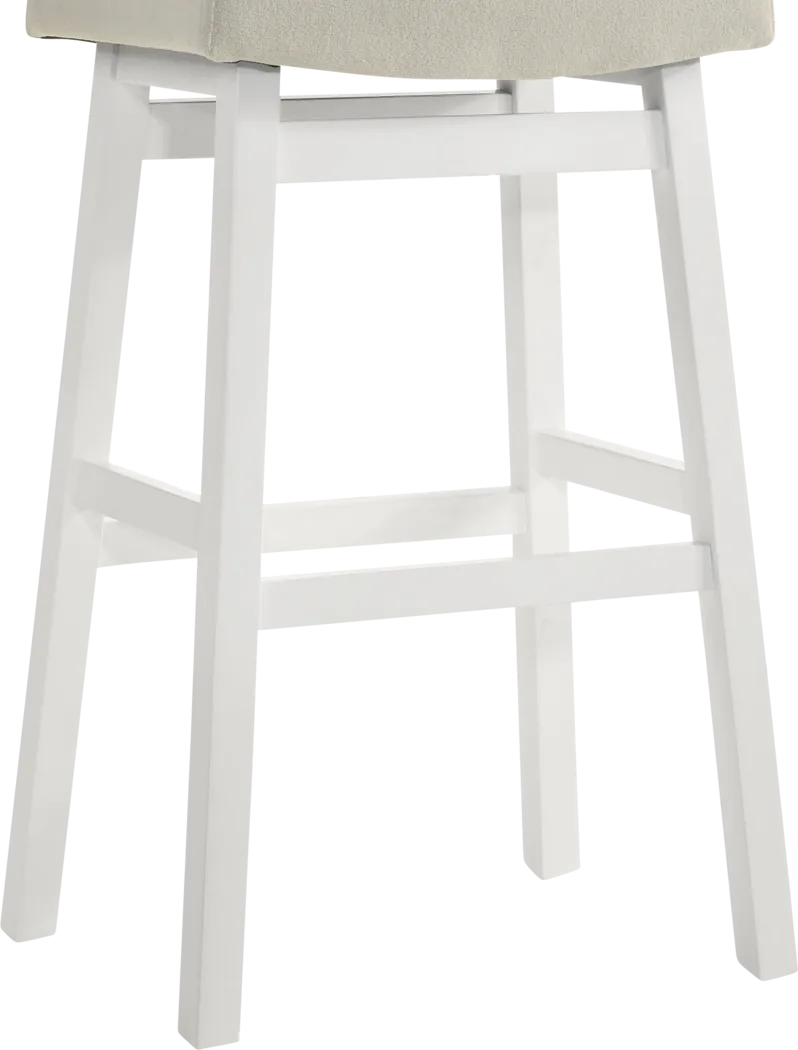 Crescroft White Barstool - Thumbnail - Image 4