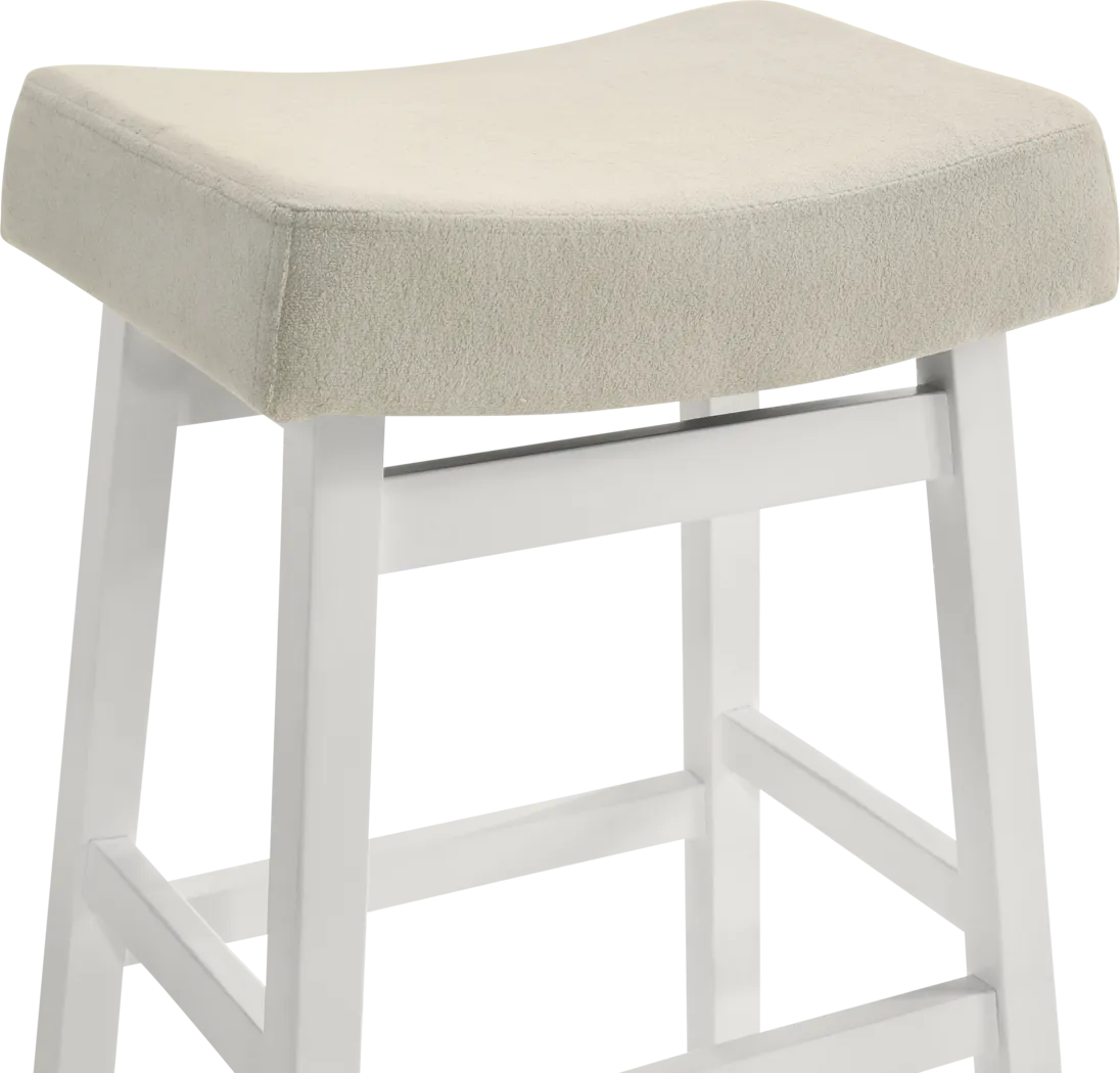 Crescroft White Counter Height Stool - Thumbnail - Image 5