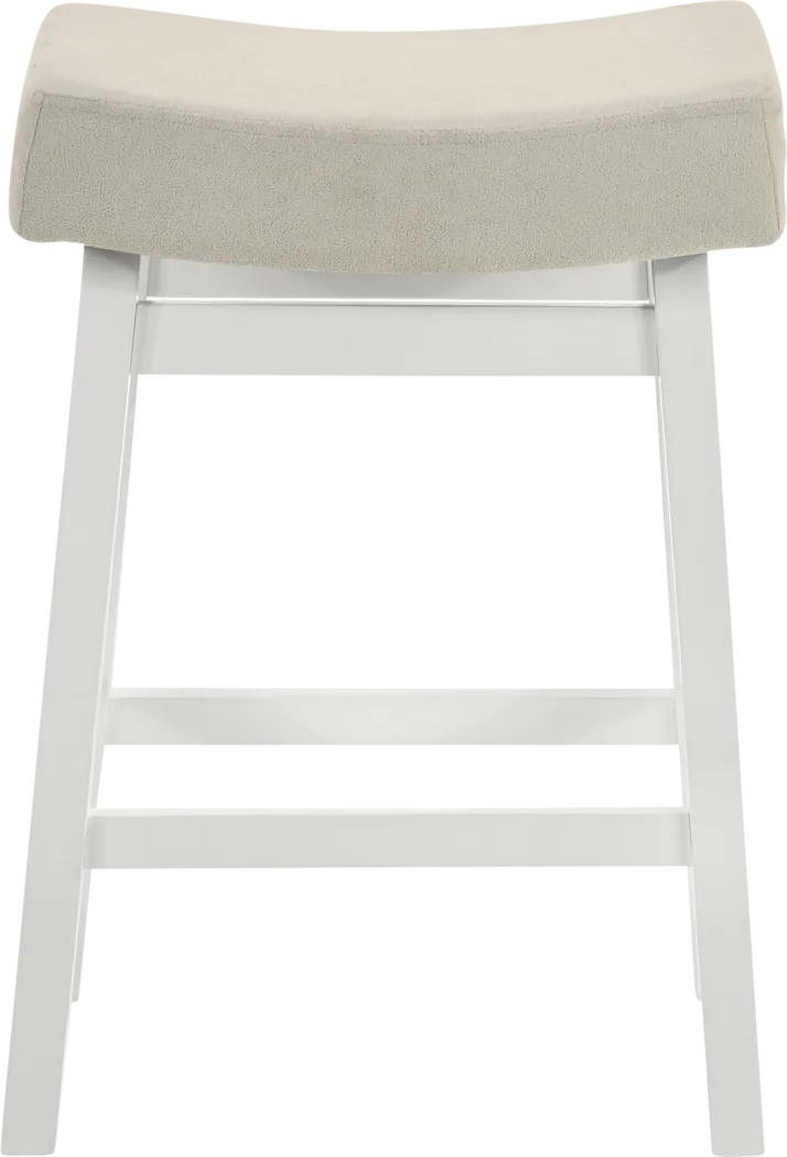 Crescroft White Counter Height Stool - Thumbnail - Image 8