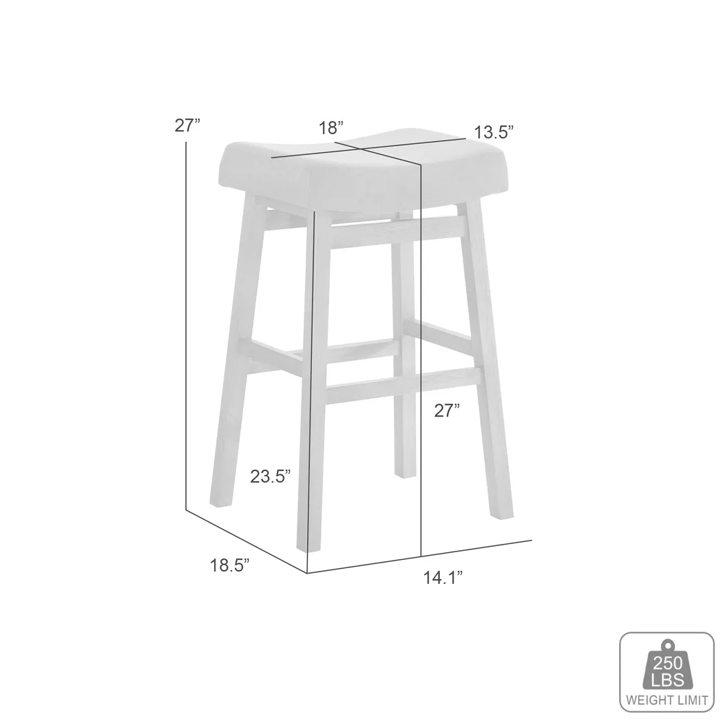 Crescroft White Counter Height Stool - Thumbnail - Image 9