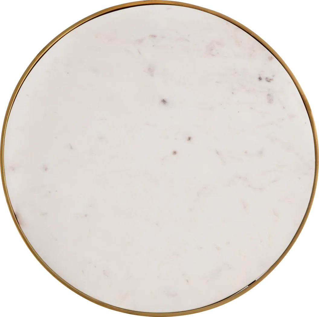 Creselle Brass Side Table - Thumbnail - Image 4