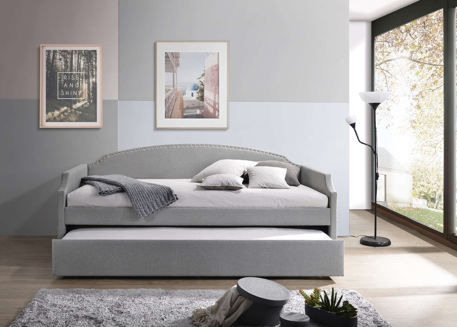 Cresheim Gray Daybed - Thumbnail - Image 3