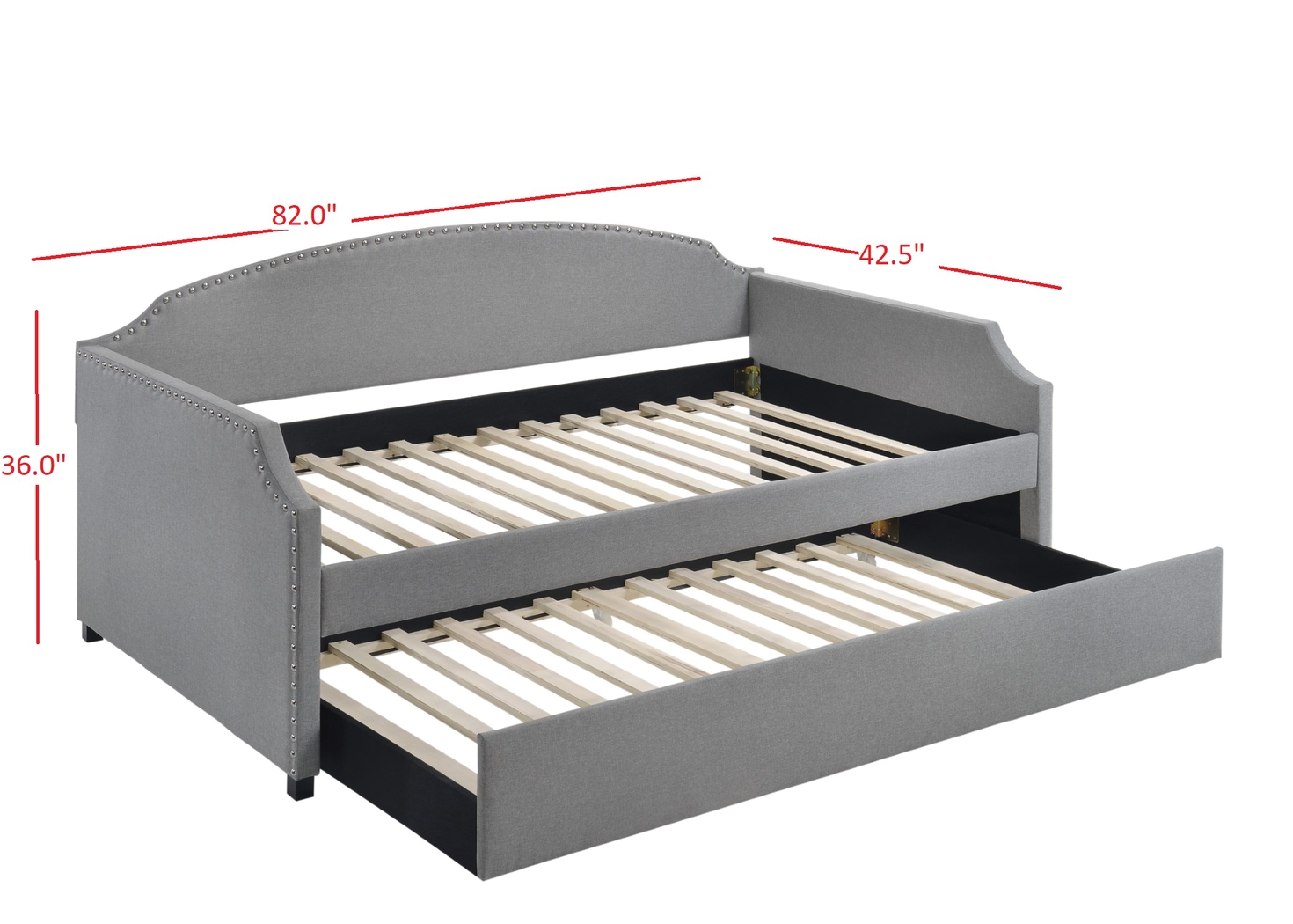 Cresheim Gray Daybed - Thumbnail - Image 5