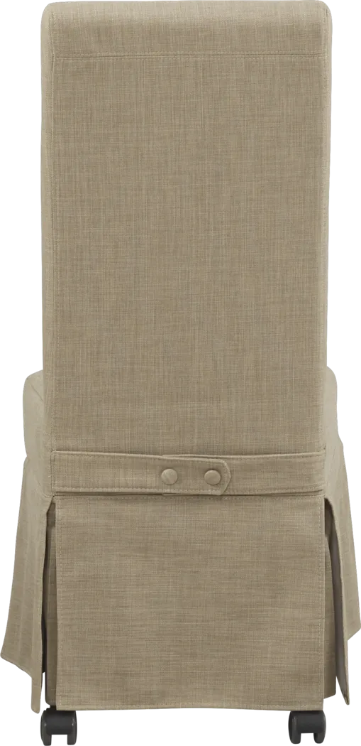 Crespin Camel Side Chair - Thumbnail - Image 2