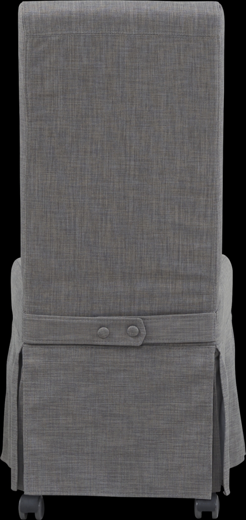 Crespin Gray Side Chair - Thumbnail - Image 2