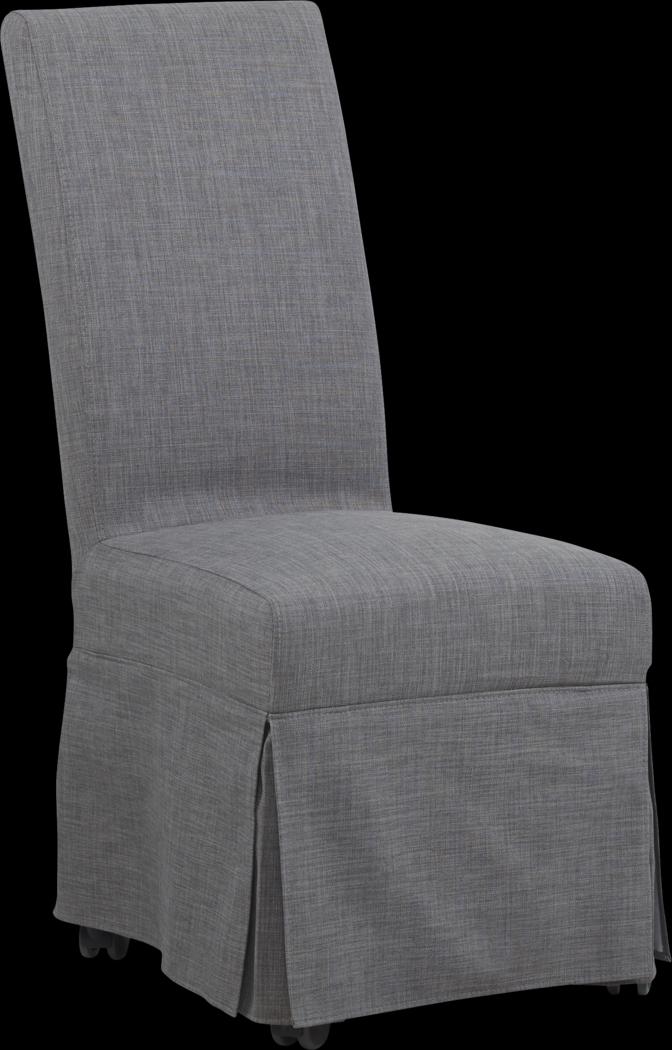 Crespin Gray Side Chair - Thumbnail - Image 1