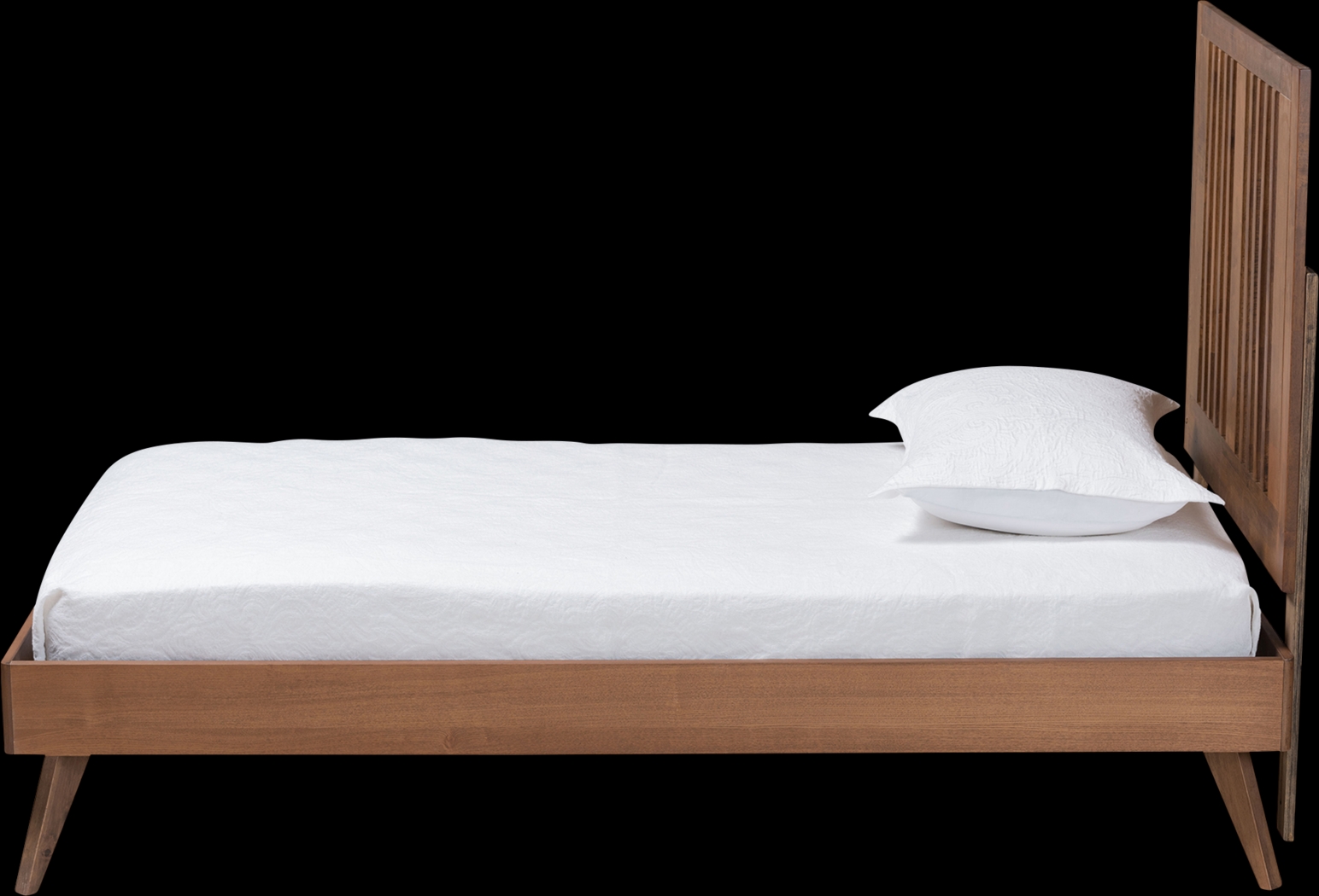 Cresstone Brown Twin Bed - Thumbnail - Image 2