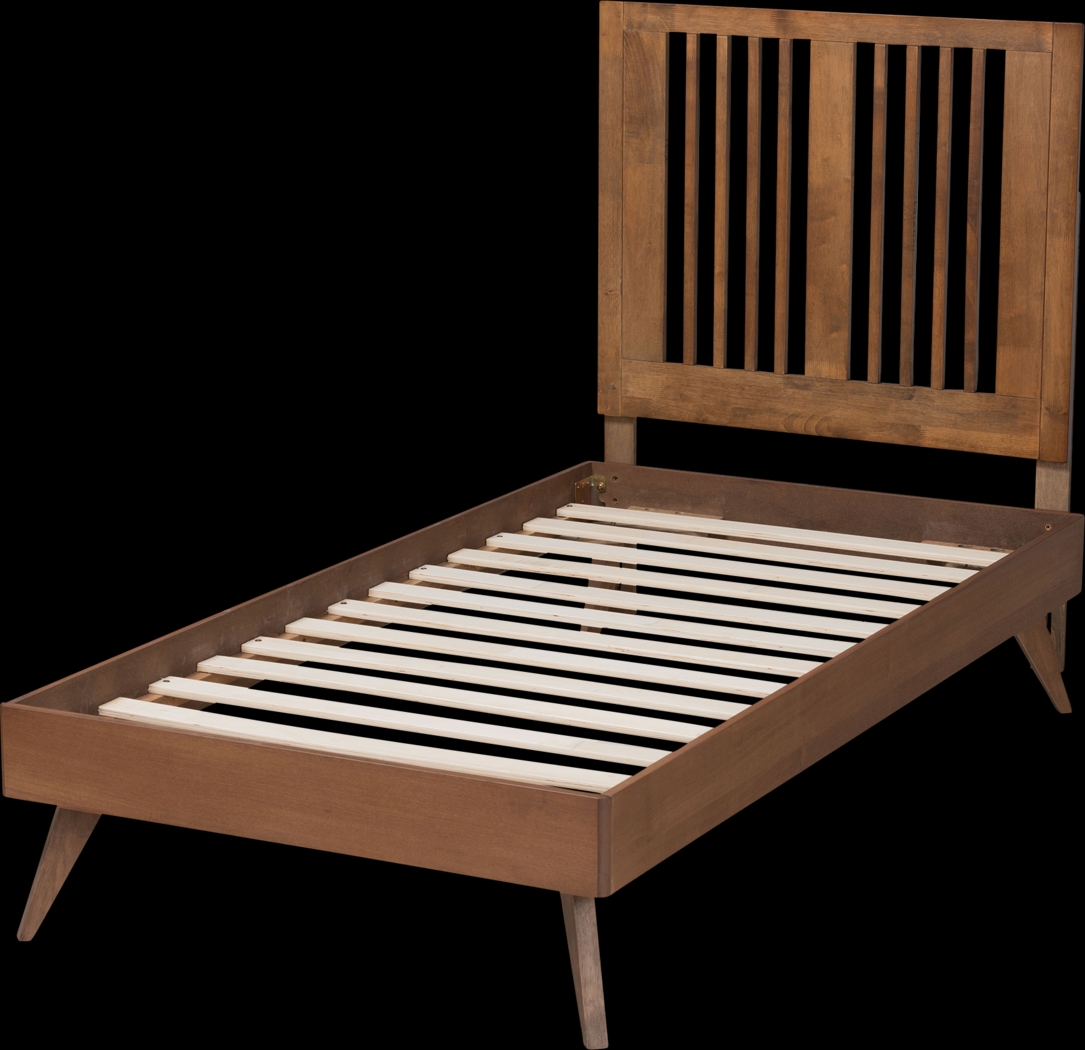 Cresstone Brown Twin Bed - Thumbnail - Image 3