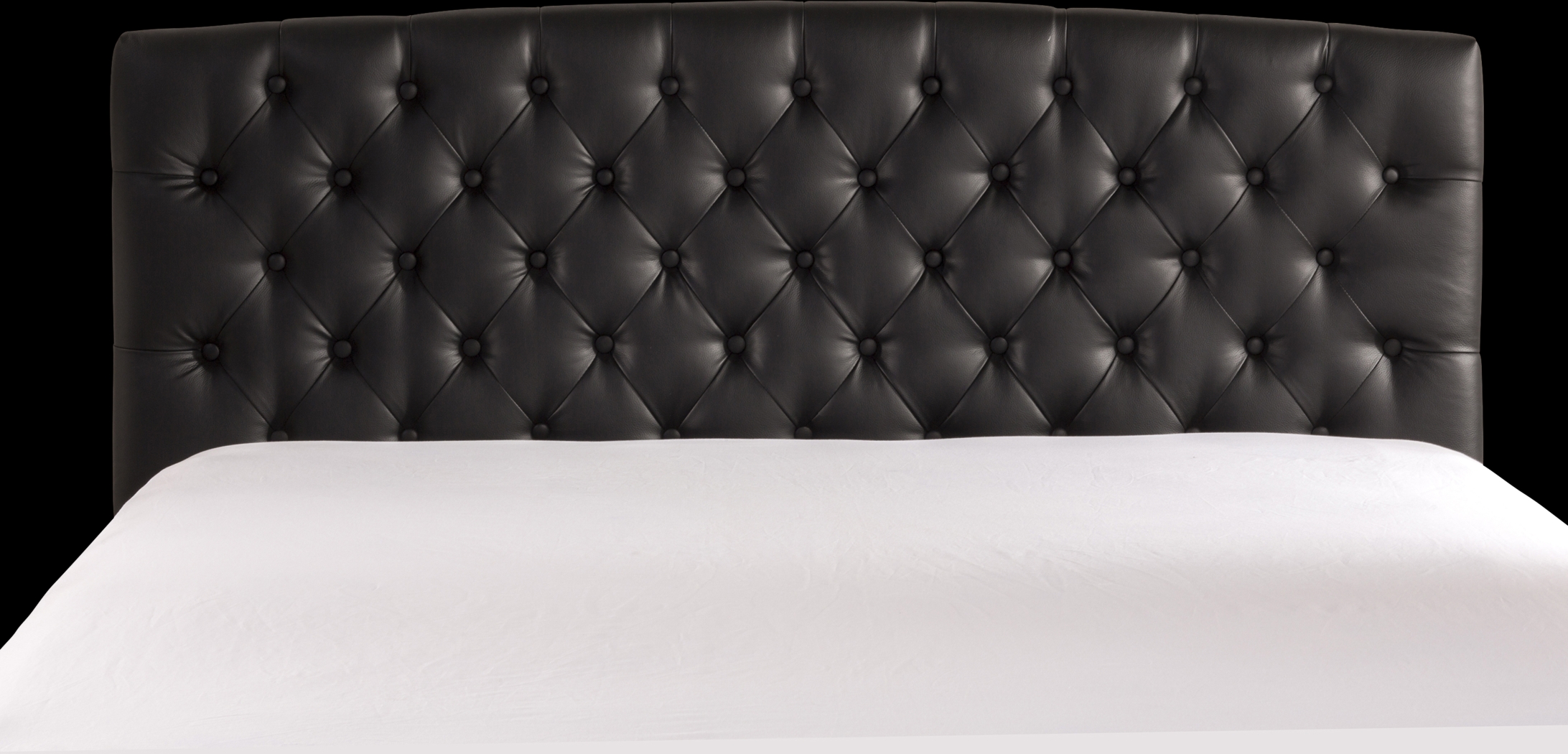 Cresta Black Queen Upholstered Headboard - Thumbnail - Image 4