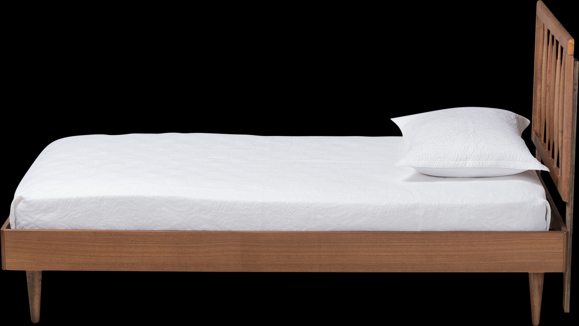 Crestbrook Brown Twin Bed - Thumbnail - Image 2