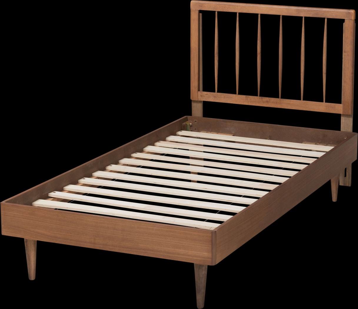 Crestbrook Brown Twin Bed - Thumbnail - Image 3
